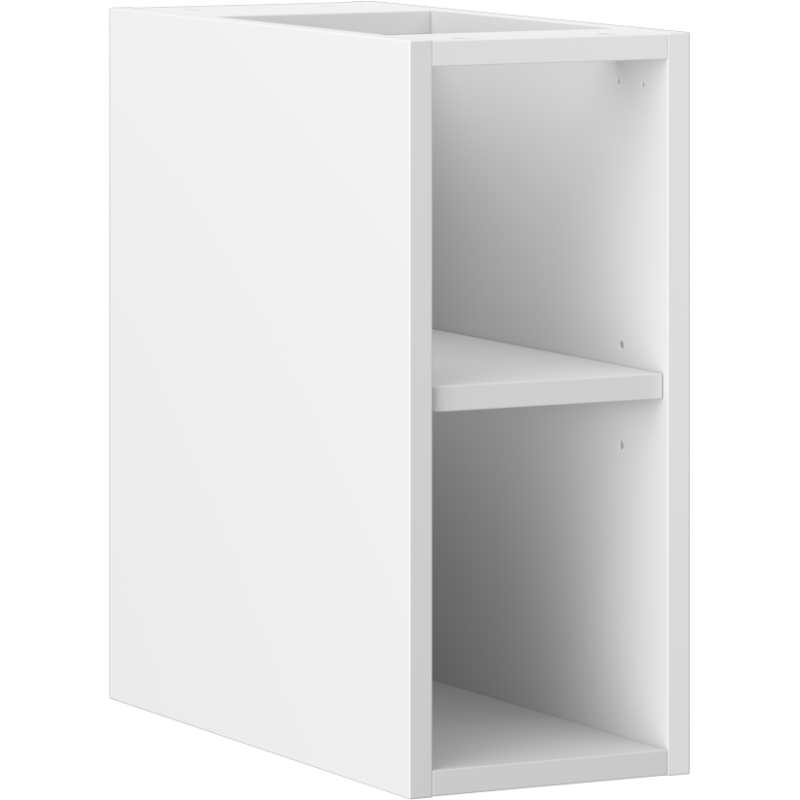 Mexen Box-A отворен шкаф с рафт 20 см, бял мат - 91AX2-0200-470-0-01