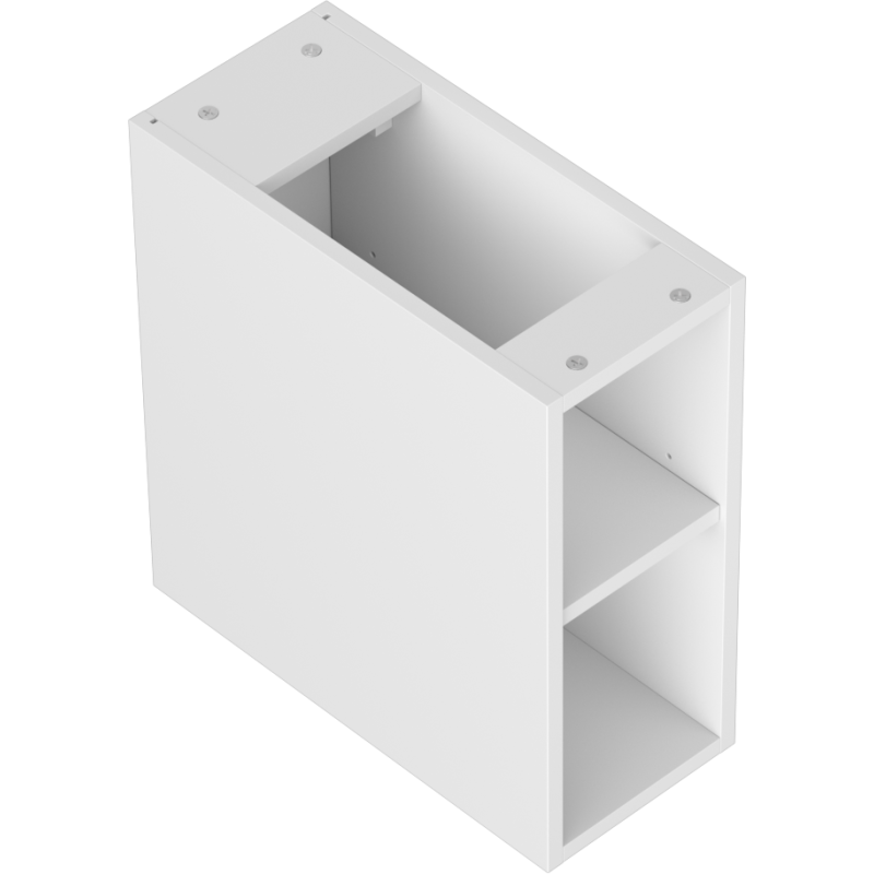 Mexen Box-A отворен шкаф с рафт 20 см, бял мат - 91AX2-0200-470-0-01