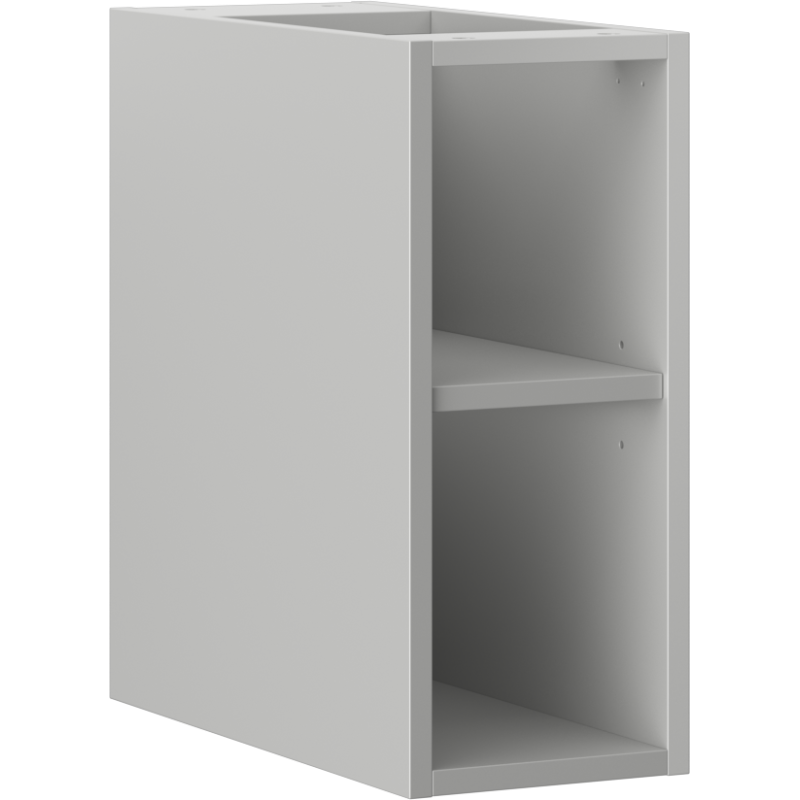 Mexen Box-A отворен шкаф с рафт 20 cm, сив мат - 91AX2-0200-470-0-62