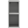 Mexen Box-A отворен шкаф с рафт 20 cm, сив мат - 91AX2-0200-470-0-62