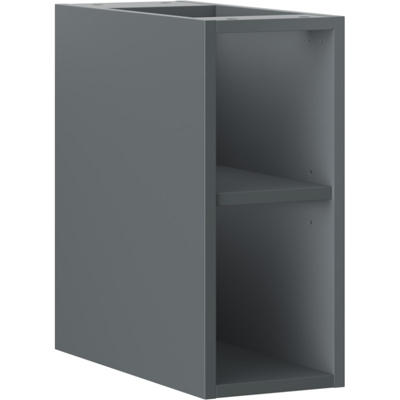 Mexen Box-A отворен шкаф с рафт 20 см, графит мат - 91AX2-0200-470-0-66