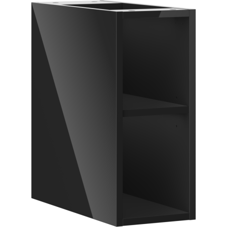 Mexen Box-A отворен шкаф с рафт 20 см, черен гланц - 91AX2-0200-470-0-70