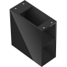 Mexen Box-A отворен шкаф с рафт 20 см, черен гланц - 91AX2-0200-470-0-70