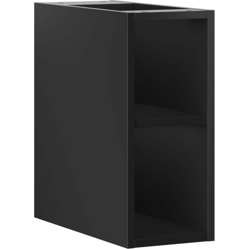 Mexen Box-A открит шкаф с рафт 20 см, матово черен - 91AX2-0200-470-0-71