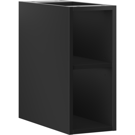 Mexen Box-A открит шкаф с рафт 20 см, матово черен - 91AX2-0200-470-0-71