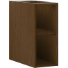 Mexen Box-A отворен шкаф с рафт 20 см, орех - 91AX2-0200-470-0-86