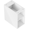 Mexen Box-A отворен шкаф с рафт 25 см, бял гланц - 91AX2-0250-470-0-00