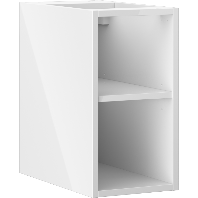 Mexen Box-A отворен шкаф с рафт 25 см, бял гланц - 91AX2-0250-470-0-00