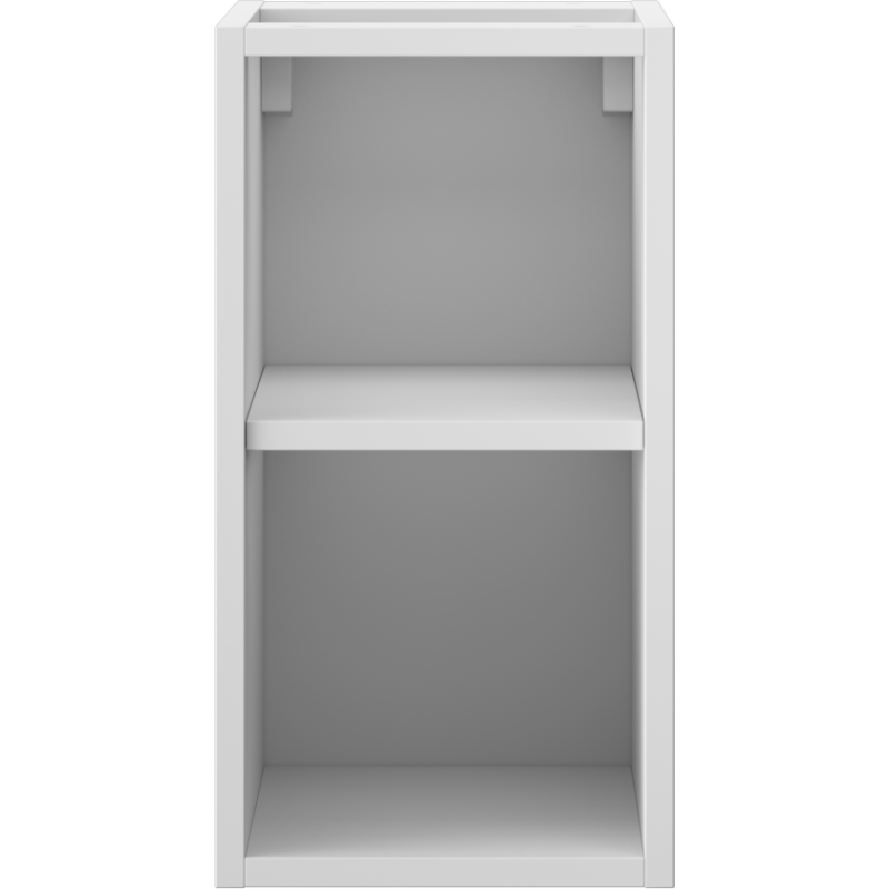 Mexen Box-A отворен шкаф с рафт 25 см, бял мат - 91AX2-0250-470-0-01