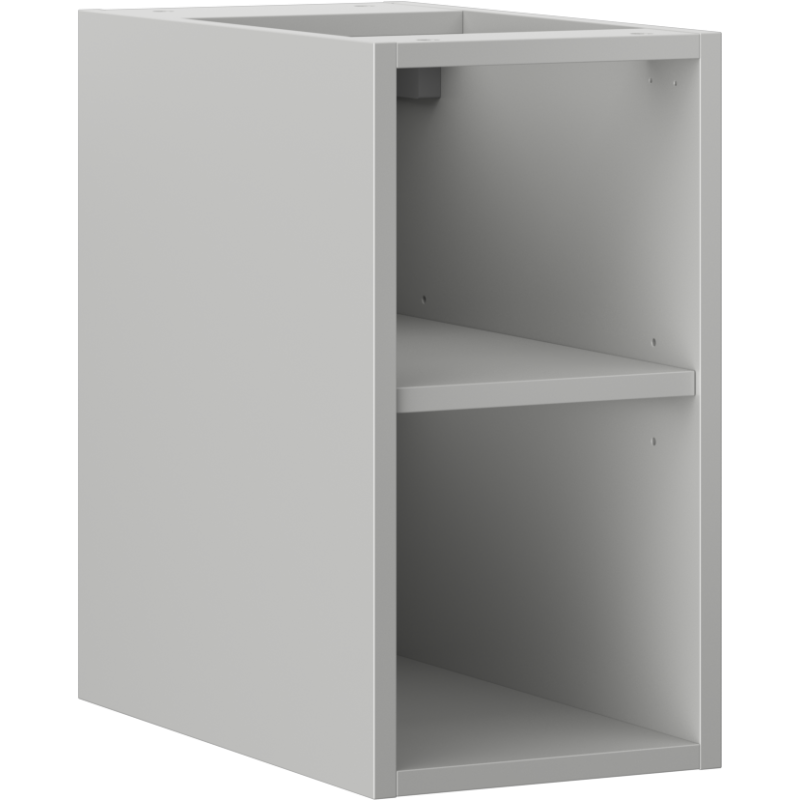 Mexen Box-A отворен шкаф с рафт 25 см, сив мат - 91AX2-0250-470-0-62