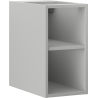 Mexen Box-A отворен шкаф с рафт 25 см, сив мат - 91AX2-0250-470-0-62