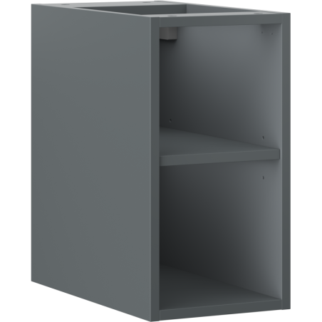 Mexen Box-A отворен шкаф с рафт 25 см, графит мат - 91AX2-0250-470-0-66