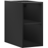 Mexen Box-A отворен шкаф с рафт 25 см, черно мат - 91AX2-0250-470-0-71