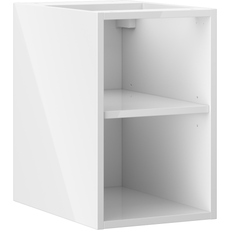 Mexen Box-A отворен шкаф с рафт 30 см, бял гланц - 91AX2-0300-470-0-00