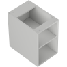 Mexen Box-A отворен шкаф с рафт 30 см, сив мат - 91AX2-0300-470-0-62