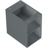 Mexen Box-A отворен шкаф с рафт 30 см, графит мат - 91AX2-0300-470-0-66