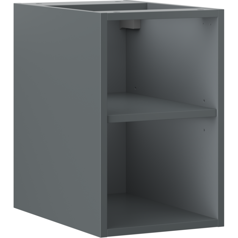 Mexen Box-A отворен шкаф с рафт 30 см, графит мат - 91AX2-0300-470-0-66