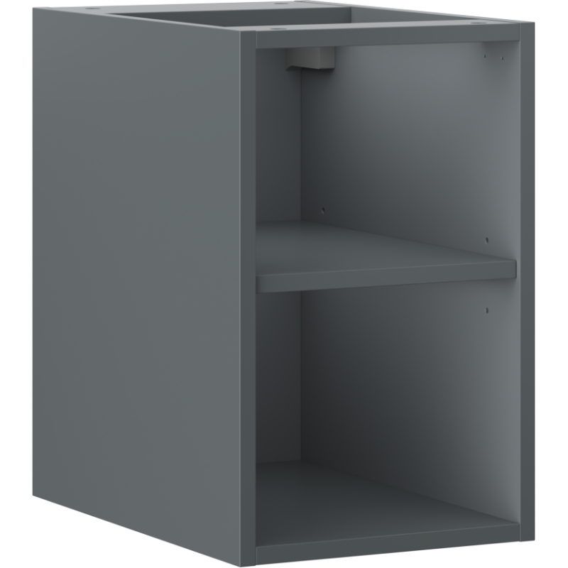 Mexen Box-A отворен шкаф с рафт 30 см, мат графит - 91AX2-0300-470-0-66