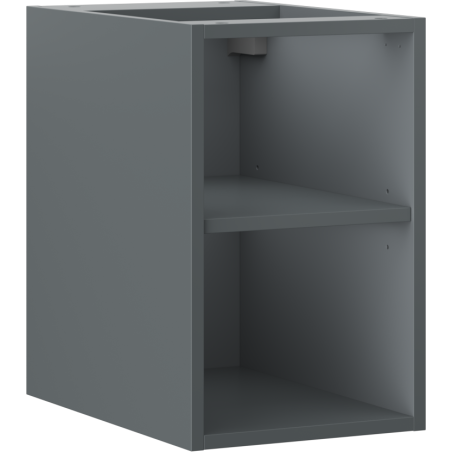 Mexen Box-A отворен шкаф с рафт 30 см, графит мат - 91AX2-0300-470-0-66
