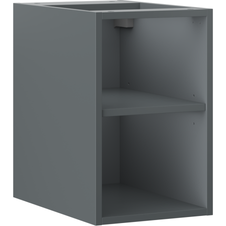 Mexen Box-A отворен шкаф с рафт 30 см, мат графит - 91AX2-0300-470-0-66