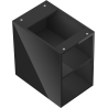 Mexen Box-A отворен шкаф с рафт 30 см, черен гланц - 91AX2-0300-470-0-70