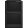 Mexen Box-A отворен шкаф с рафт 30 см, черен гланц - 91AX2-0300-470-0-70