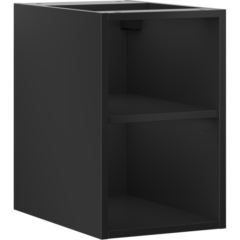 Mexen Box-A отворен шкаф с рафт 30 см, черен мат - 91AX2-0300-470-0-71