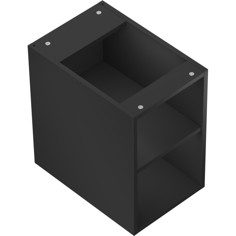 Mexen Box-A отворен шкаф с рафт 30 см, черен мат - 91AX2-0300-470-0-71