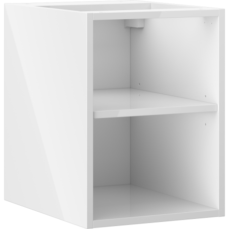 Mexen Box-A отворен шкаф с рафт 35 см, бял гланц - 91AX2-0350-470-0-00