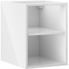 Mexen Box-A отворен шкаф с рафт 35 см, бял гланц - 91AX2-0350-470-0-00