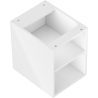 Mexen Box-A отворен шкаф с рафт 35 см, бял гланц - 91AX2-0350-470-0-00