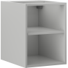 Mexen Box-A отворен шкаф с рафт 35 см, сив мат - 91AX2-0350-470-0-62
