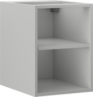 Mexen Box-A отворен шкаф с рафт 35 см, сив мат - 91AX2-0350-470-0-62