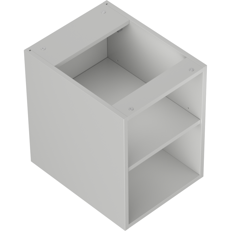 Mexen Box-A отворен шкаф с рафт 35 см, сив мат - 91AX2-0350-470-0-62