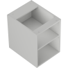 Mexen Box-A отворен шкаф с рафт 35 см, сив мат - 91AX2-0350-470-0-62