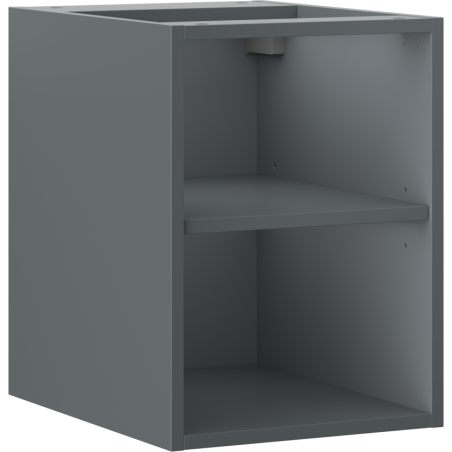 Mexen Box-A отворен шкаф с рафт 35 см, мат графит - 91AX2-0350-470-0-66
