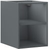 Mexen Box-A отворен шкаф с рафт 35 см, мат графит - 91AX2-0350-470-0-66