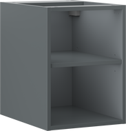 Mexen Box-A отворен шкаф с рафт 35 см, мат графит - 91AX2-0350-470-0-66