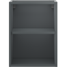 Mexen Box-A отворен шкаф с рафт 35 см, графит мат - 91AX2-0350-470-0-66