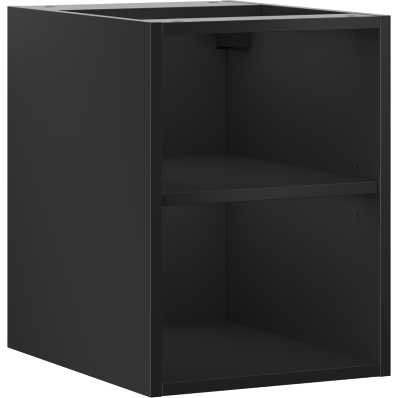 Mexen Box-A отворен шкаф с рафт 35 см, черен мат - 91AX2-0350-470-0-71