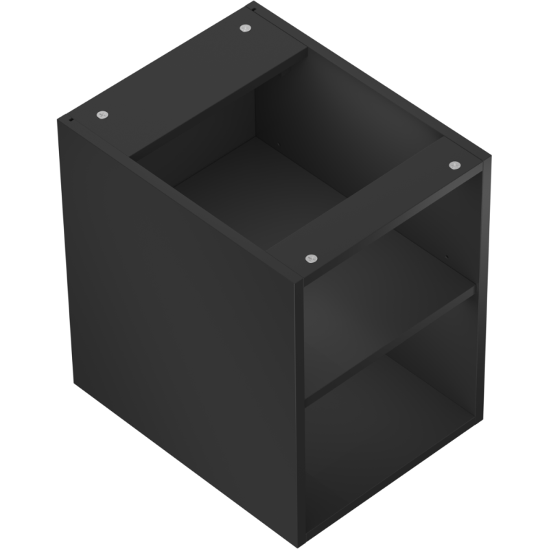 Mexen Box-A отворен шкаф с рафт 35 см, черен мат - 91AX2-0350-470-0-71