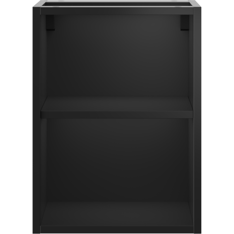Mexen Box-A отворен шкаф с рафт 35 см, черен мат - 91AX2-0350-470-0-71