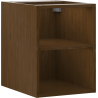 Mexen Box-A отворен шкаф с рафт 35 см, орех - 91AX2-0350-470-0-86