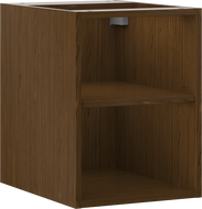 Mexen Box-A отворен шкаф с рафт 35 см, орех - 91AX2-0350-470-0-86