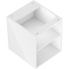 Mexen Box-A Отворен шкаф с рафт 40 см, бял гланц - 91AX2-0400-470-0-00