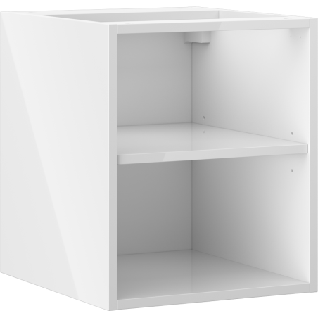 Mexen Box-A Отворен шкаф с рафт 40 см, бял гланц - 91AX2-0400-470-0-00