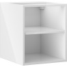 Mexen Box-A Отворен шкаф с рафт 40 см, бял гланц - 91AX2-0400-470-0-00