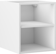 Mexen Box-A отворен шкаф с рафт 40 см, бял мат - 91AX2-0400-470-0-01