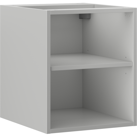 Mexen Box-A отворен шкаф с рафт 40 см, сив мат - 91AX2-0400-470-0-62