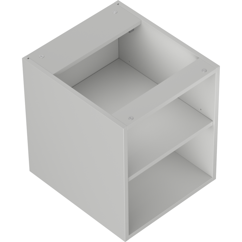 Mexen Box-A отворен шкаф с рафт 40 см, сив мат - 91AX2-0400-470-0-62